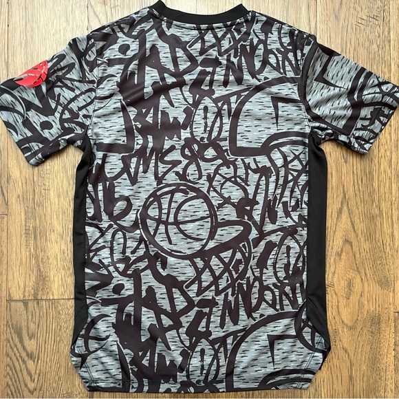 Toronto Raptors Youth Athletic Shirt Graphic Tee NBA Basketball Top Size 10-12 - Picture 2 of 7